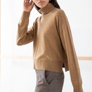 & Other Stories Cashmere Turtleneck Sweater, Small